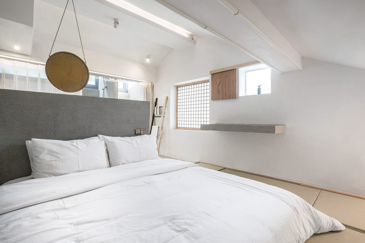 原生態(tài)素色風格民宿客房裝修設計(圖5)