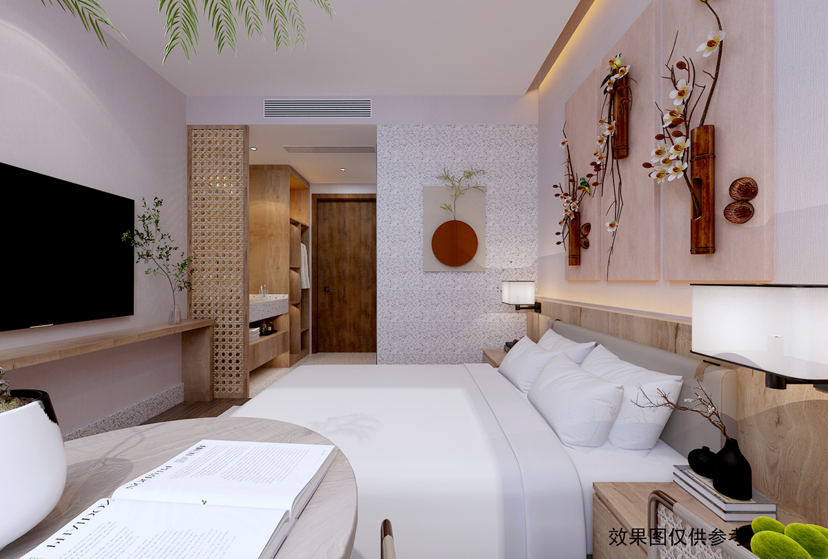 厵村CG02民宿現代客房裝修(圖2)