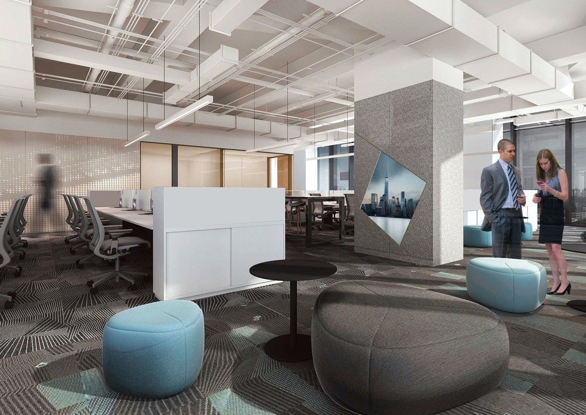 合肥政務區(qū)高檔紅酒800平方辦公室裝修(圖2)