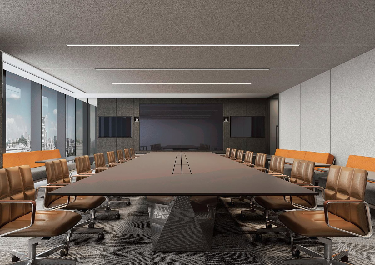 合肥政務區(qū)高檔紅酒800平方辦公室裝修(圖4)