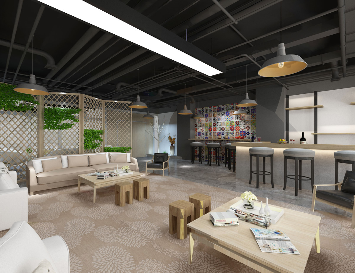 安徽國科2500平工業(yè)風(fēng)辦公空間裝修項(xiàng)目(圖3)