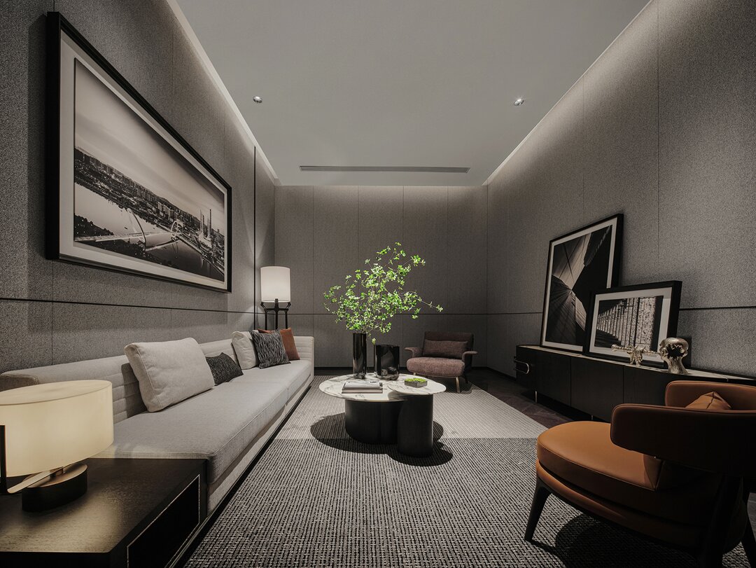 淮北.華松時(shí)代售樓部現(xiàn)代簡(jiǎn)約裝飾裝修項(xiàng)目(圖5)