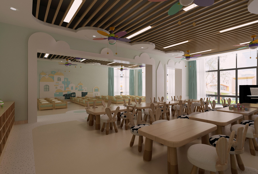皖新文化廣場2300平方幼兒園裝修設(shè)計(jì)項(xiàng)目(圖4)
