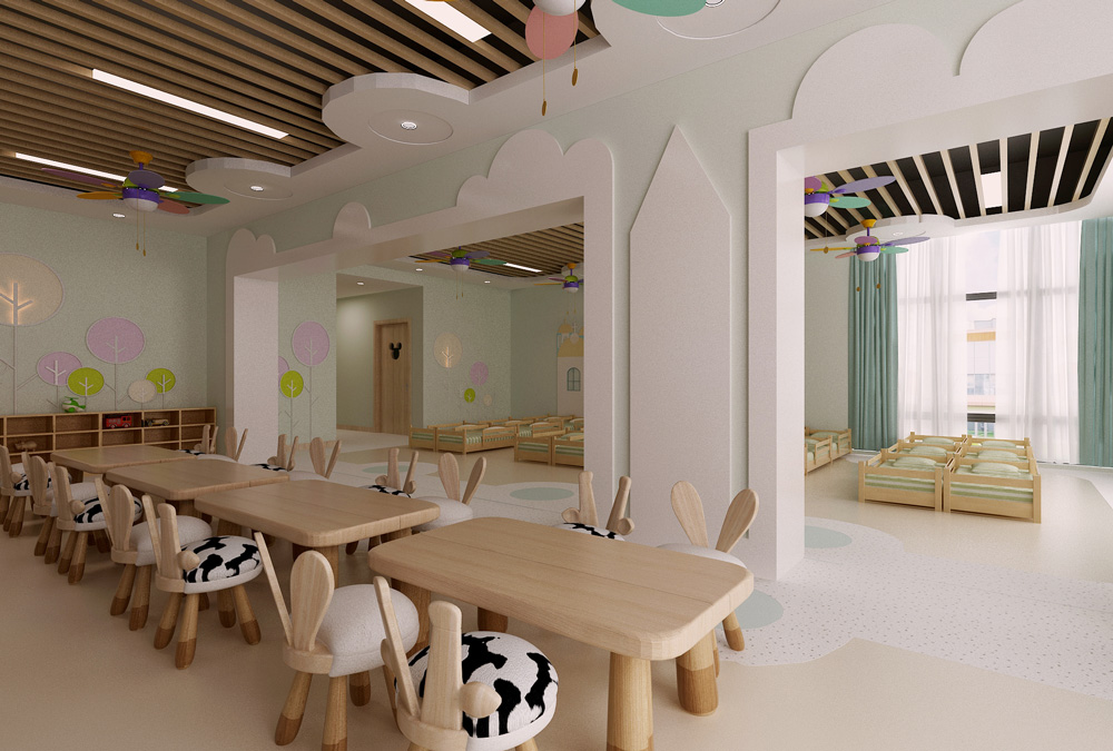 皖新文化廣場2300平方幼兒園裝修設(shè)計(jì)項(xiàng)目(圖6)