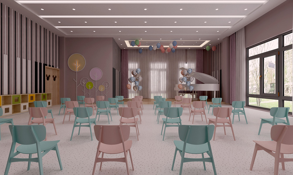 皖新文化廣場2300平方幼兒園裝修設(shè)計(jì)項(xiàng)目(圖9)